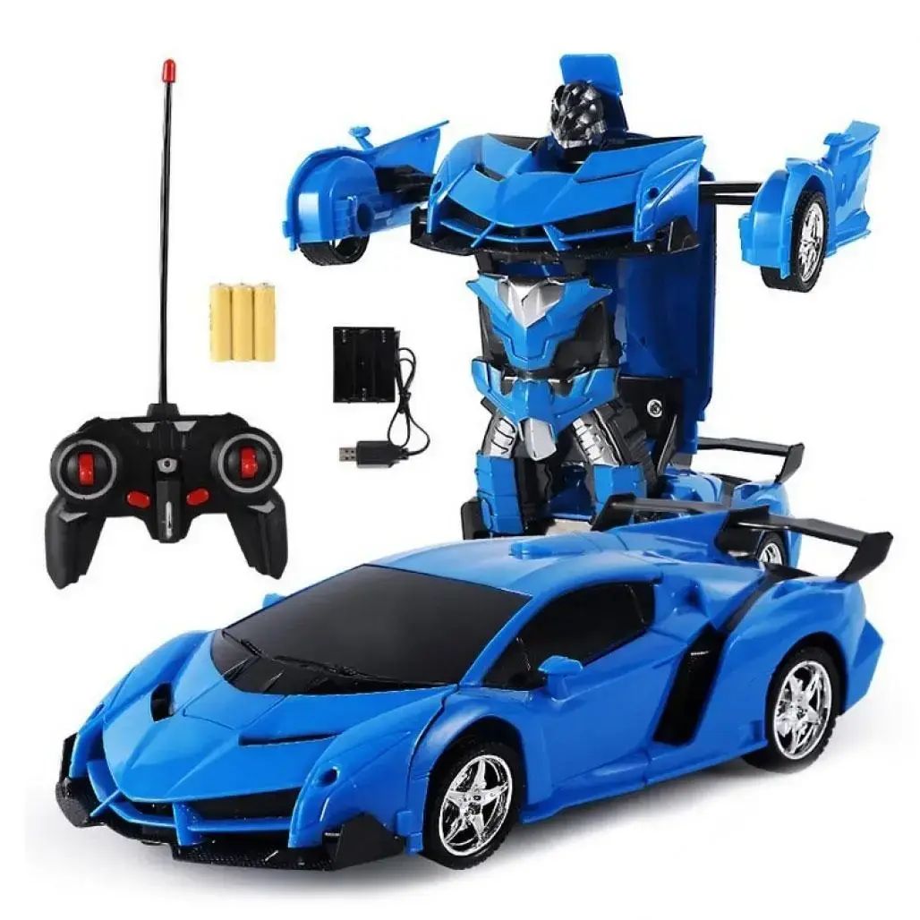 RC transformer car Lamborgini, rechargeable, with remote