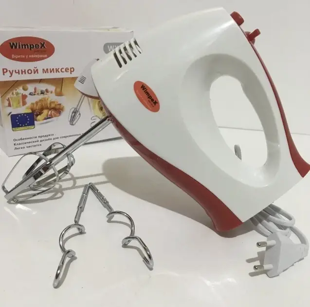 Миксер ручной WIMPEX WX-435, 7 режимов, 120 Вт