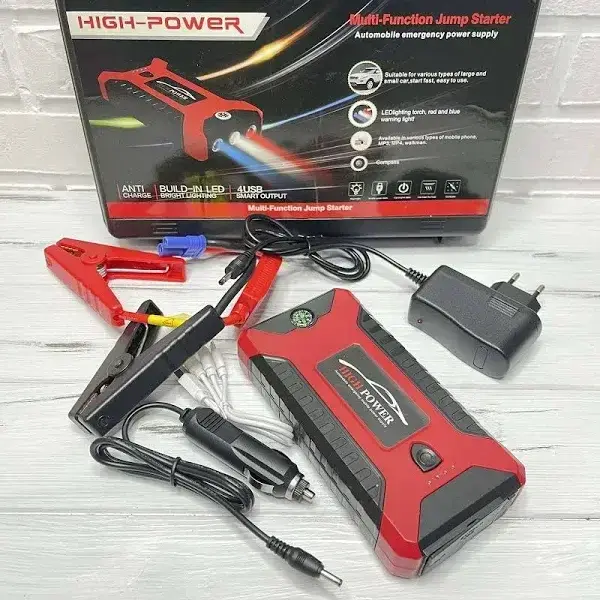 Пускозарядное устройство для автомобиля JUMPSTARTER 29B, 99800 мАч (300/600А)
