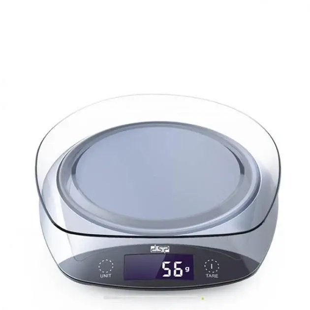 Весы кухонные DSP KD-7003 цифровые, со съемной чашей до 3 кг, белые