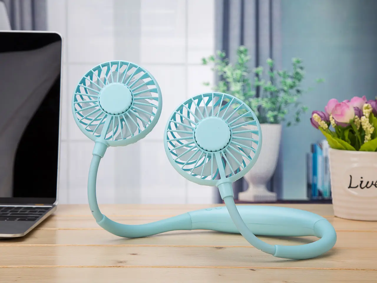 Вентилятор на шею Neck Fan Sport Fan31, портативный, аккумуляторный