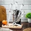 Photo 1 — Knife Set WL-707-1, Stainless Steel with Stand, 9 Pieces