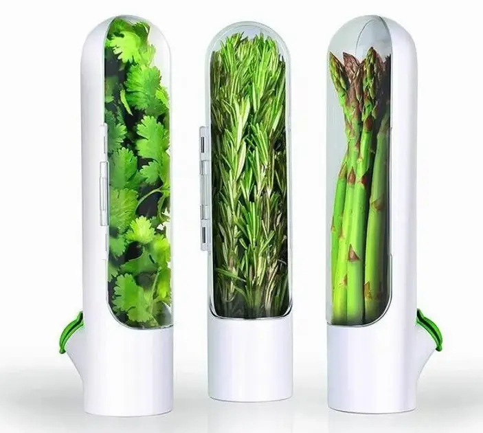 Контейнер-органайзер для хранения зелени и овощей HERB SAVER HZ-11, 25х9,5 см