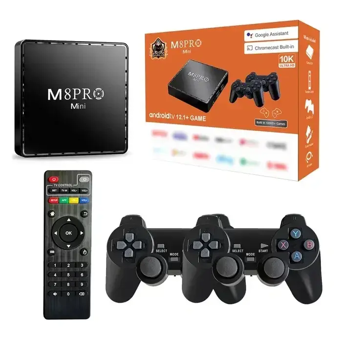 Игровая консоль M8 Pro Android Wireless, ретроприставка на 10000 игр