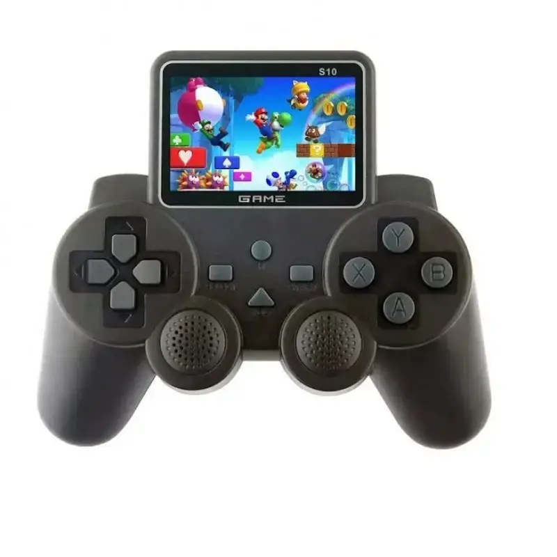 Игровая приставка портативная ретро мини Gamepad S10, экран 2.4 дюйма, 520 игр
