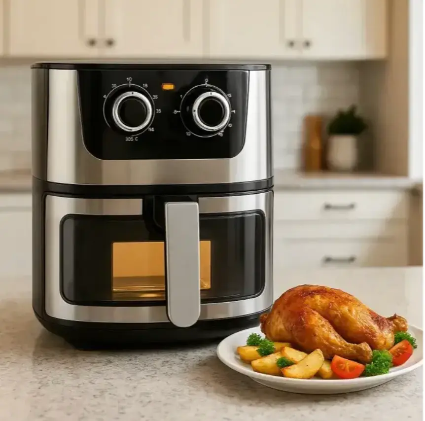 Oil-free air fryer Rainberg RB-2269, 8 L, 4200W