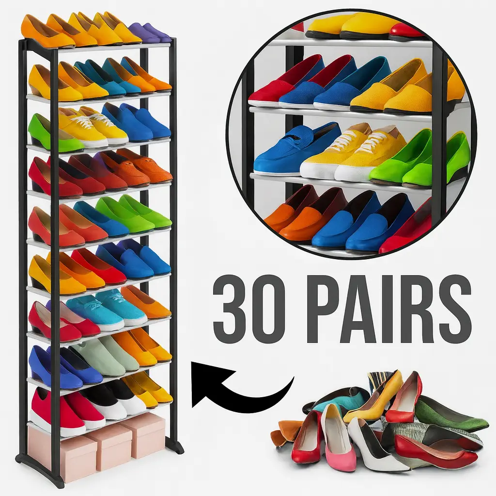 Полиця для взуття Amazing Shoe Rack на 30 пар, погана упаковка (уцінка)