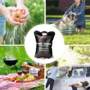 Photo 2 — Camping shower 20L, Easy Camp Solar Shower, Black / Shower for the countryside / Hiking shower / Portable summer shower