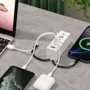 Фото 5 — Сетевое зарядное устройство 120 W с 3 USB и 3 Type-C / Адаптер быстрой зарядки / Универсальный адаптер питания 26X-203