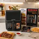 Photo 3 — Аэрофритюрница 13 л с двумя тэнами 4200 Вт Zepline ZP-00339 на 14 программ со съемным колшиком и силиконовой формой