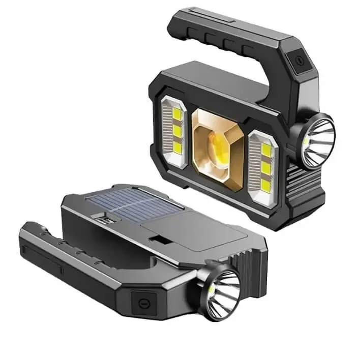 Фонарик ручний акумуляторний TORCH KJ-208T з сонячною панеллю