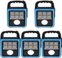 Фото 5 — Ліхтар-прожектор Solar LED Light HS-8020 із сонячною панеллю і повербанком, 60 Вт, IP65