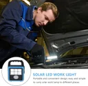 Фото 3 — Ліхтар-прожектор Solar LED Light HS-8020 із сонячною панеллю і повербанком, 60 Вт, IP65