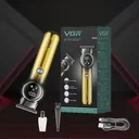 Фото 5 — Акумуляторна машинка для стрижки VGR V-989, USB, 3 насадки