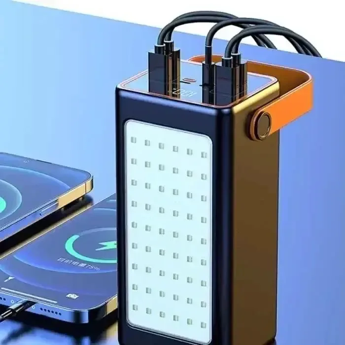 Повербанк JS-658, 100000 mAh, з LED-ліхтариком