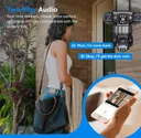 Фото 2 — IP-камера вулична поворотна 4G EVKVO SC28 V380 Pro, 3 лінзи, 16MP