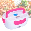 Фото 3 — Ланчбокс з підігрівом їжі Electric Lunch Box 220V, рожевий