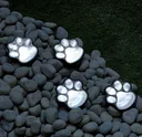Фото 2 — Світильник Solar Paw Print Lights на сонячній батареї, 4 шт