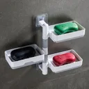 Photo 4 — Wall-mounted rotating soap organizer