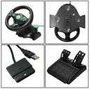 Фото 3 — Ігрове кермо з педалями Vibrating Wheel, PS3/PC/USB