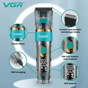 Фото 3 — Машинка для стрижки волосся VGR V-695, акумуляторна, 6 насадок, USB