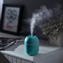 Фото 1 — Зволожувач повітря ультразвуковий міні USB Humidifier з підсвічуванням, бірюзовий