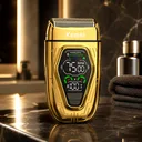 Фото 3 — Електробритва Kemei KM-T360 для гоління бороди, з LCD-дисплеєм