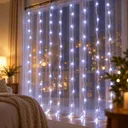 Фото 3 — Гірлянда водоспад Curtain-Lights Itrains 3×1,5 м Холодний білий