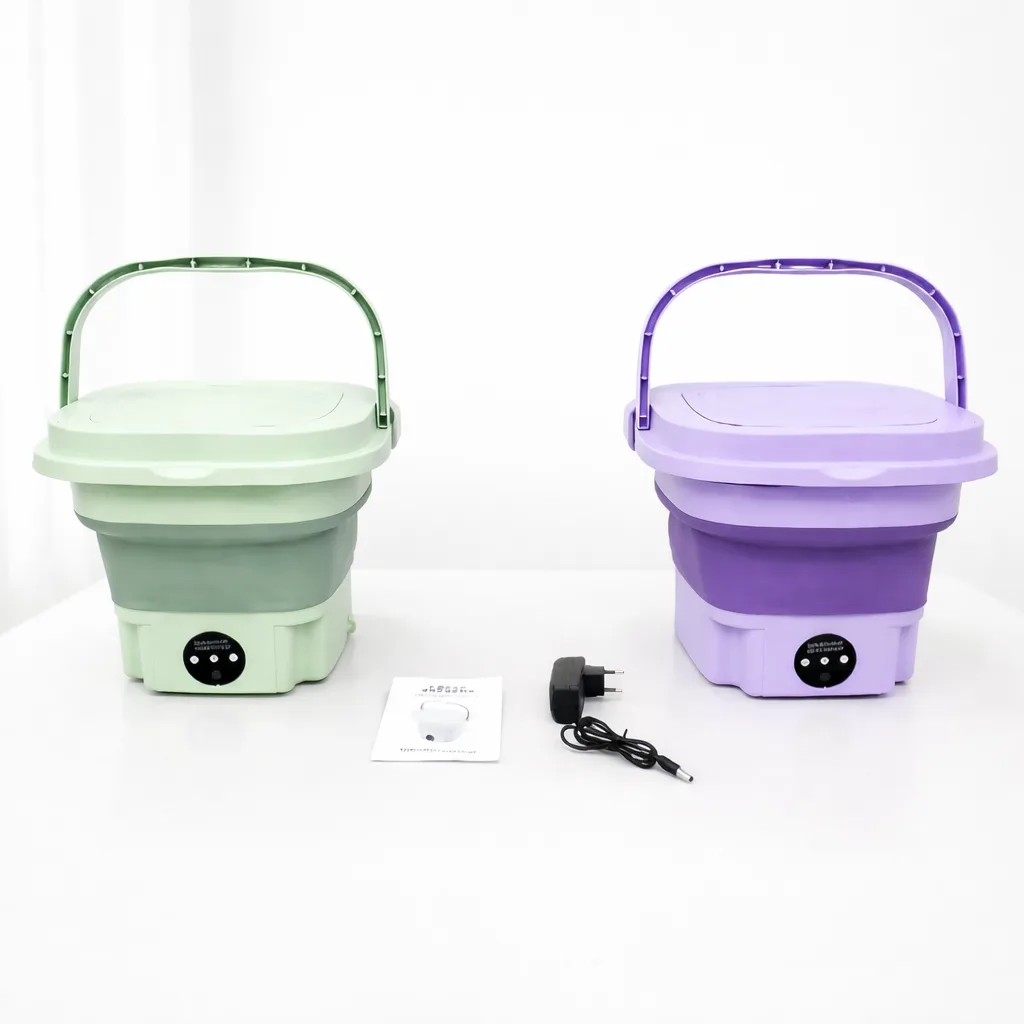 Portable Mini Folding Ultrasonic Washing Machine, 12L