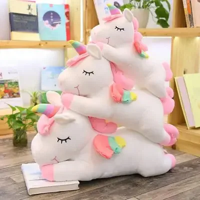 Мягкая игрушка Спящий единорог, 40 см