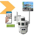 Фото 5 — Wi Fi камера відеоспостереження 3 лінзи SD 39 APP V380pro