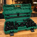 Photo 1 — Hex socket set, 26 pieces, 21-65 mm, in case