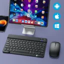Фото 4 — Клавіатура для планшета з мишкою, бездротова Bluetooth, BT Combo, набір 2в1