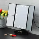 Photo 5 — Tabletop Trifold Makeup Mirror with 22 LED Lights, White