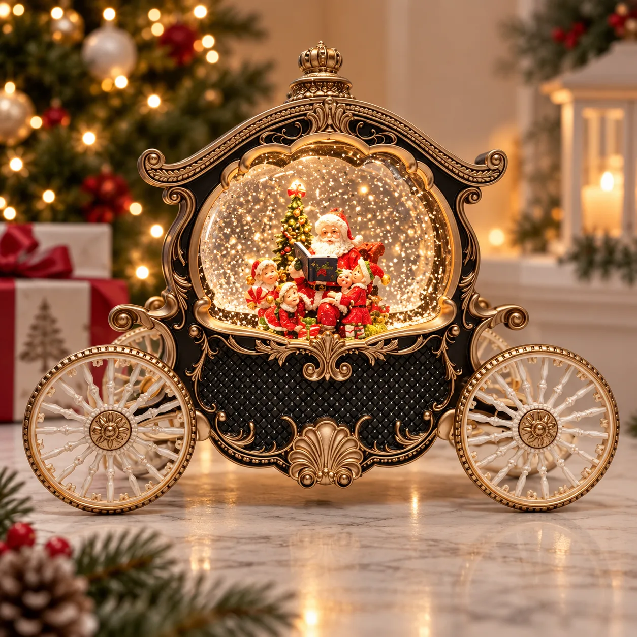 Новогодний ночник XMAS WDL-23031B «Карета»
