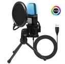 Фото 2 — Мікрофон конденсаторний Yanmai SF666R USB з RGB-підсвічуванням