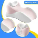 Фото 6 — Ортопедическая подушка Relax Pillow pillow-06, клиновидная, из полиэстера, розовая