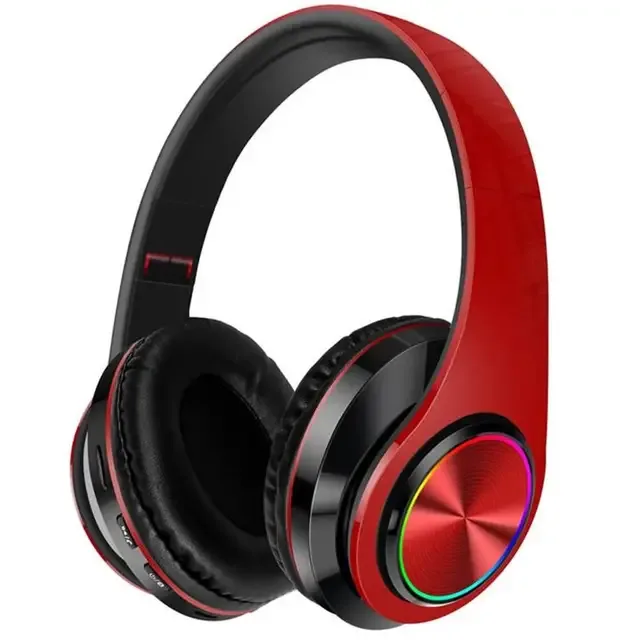 Навушники накладні бездротові Bluetooth B39 з мікрофоном та підсвічуванням