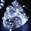 Фото 4 — Гірлянда-нитка "Роса", USB, 30 м, 300 LED, з пультом, холодний білий