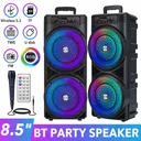 Фото 3 — Портативная караоке-колонка TTD-2807 с Bluetooth и RGB-подсветкой