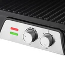 Фото 6 — Електрогриль контактний Domotec R-2684 2000 Вт / Електричний гриль 180° з антипригарним покриттям