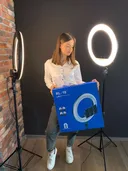 Фото 2 — Кільцева LED лампа RL-18, 45 см, з пультом