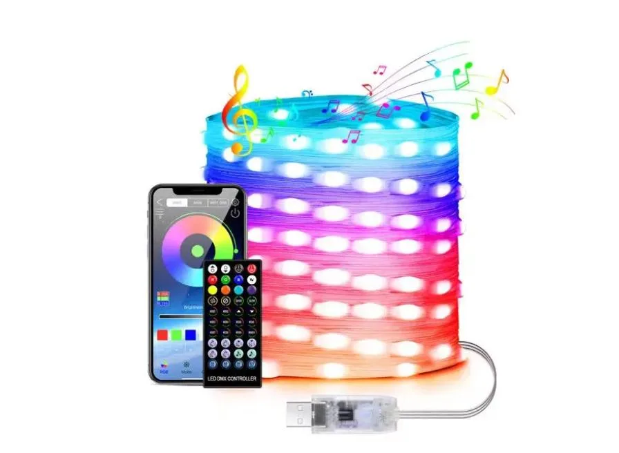 Гірлянда вулична світлодіодна LED 3 м, Smart Bluetooth App Control