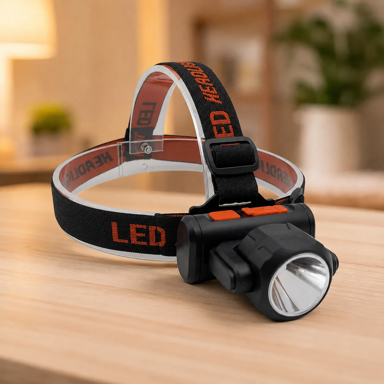 Headlamp BAILONG BL-2001 / LED head flashlight / Rechargeable USB flashlight