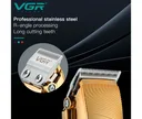Фото 6 — Професійна акумуляторна машинка для стрижки волосся VGR V-280 з дисплеєм та насадками