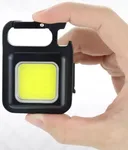 Photo 2 — LED Keychain Flashlight, Rechargeable, with Carabiner and Bottle Opener, 3 Modes