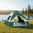 Photo 1 — Automatic 4-Person Camping Tent with Canopy, 210×200×135 cm, 3-Season