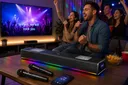 Photo 3 — Soundbar with LED backlight SOGOVGZ-G69 + 2 microphones / Karaoke acoustic system / Bluetooth TV soundbar