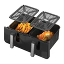 Photo 4 — Dual-chamber air fryer T.K. Line TK00274 5000W+3500W / Air grill with touch control Sync and Dual Cook 10L+8L