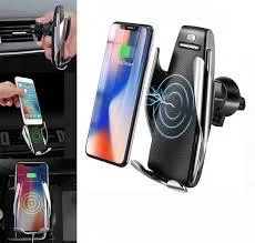 Автомобільний тримач з бездротовою зарядкою SMART SENSOR S5